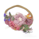 Headband Tiara Modelo Floral Cenográfica Colorida