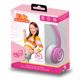 Headphone Estéreo Rosa Infantil Com Limitador Kd01pw ELG