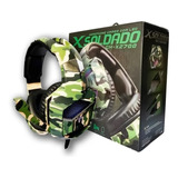 Headphone Gamer Camuflado 7.1 Surround Stereo