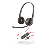Headset Blackwire C3220 Usb Stereo Duo