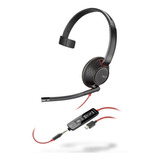 Headset Blackwire C5210 Mono Usb-a Plantronics