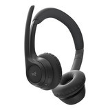 Headset Bluetooth 5.3 Zone 300 Sem Fio Logitech Cor Preto Luz Branco
