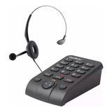 Headset Com Base Discadora Telefone Hsb 40 Intelbras 