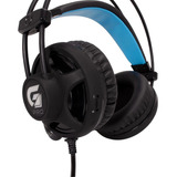 Headset Fone Gamer Iluminação Azul 112db P2 + Usb Fortrek H2