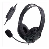 Headset Fone Para Playstation Ps4 Para Jogos On-line Chat Com Microfone Plug Para Pc E Celular Oferta