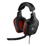 Headset Gamer Com Fio Logitech G332 50 Mm Preto