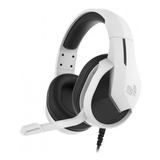 Headset Gamer Falkor P3 Branco C/microfone