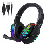 Headset Gamer Fone De Ouvido Rgb