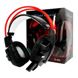 Headset Gamer Fone Headphone Led Vermelho X-soldado Gt-x20