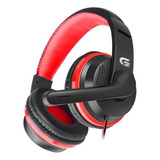 Headset Gamer Fortrek Spider Black P3 Preto/vermelho