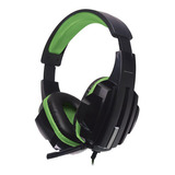 Headset Gamer Multilaser P2 Preto/verde Ph123