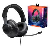 Headset Over-ear Gamer Jbl Quantum 100 Jblquantum100 Preto