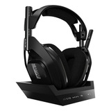 Headset Sem Fio Astro Gaming A50+base Ps4/pc/mac Preto/prata