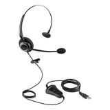 Headset Telemarketing Microfone Fone Intelbras Chs55