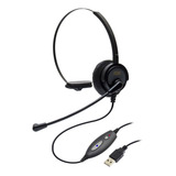 Headset Usb Voip C/ Cancelador De Ruído Mod. Dh-60 - Zox