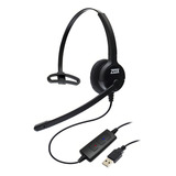 Headset Usb Voip C/ Cancelador De Ruído Mod. Dh-80 - Zox
