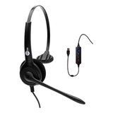 Headset Usb Voip C/ Cancelador De