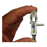 Headshell Completo Branco Capsula E Agulha Gradiente Sony