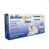 Helfine Plus Vermífugo Para Cães 4 Comprimidos Agener União