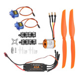 Hélice 8060 A2217 1250kv Motor Sem Escova 40a Esc Sg90 9
