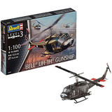 Helicoptero Bell Uh-1h Gunship Platoon 1/100 - Revell 04983