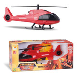 Helicóptero De Bombeiros Brinquedo Super Resgate Orange Toys
