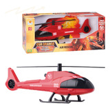 Helicóptero De Bombeiros Brinquedo Super Resgate Orange Toys