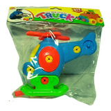 Helicóptero Monta Desmonta Brinquedo Infantil Didático Kids