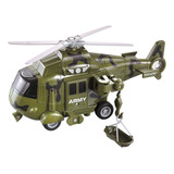 Helicóptero Operação Resgate Com Luz E