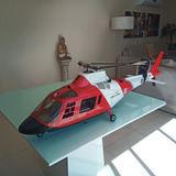 Helicóptero Rc Escala 700 Modelo Augusta A Gasolina.
