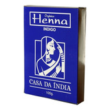 Henna Indiana 100% Indigo Casa Da India 100g Para Cabelo
