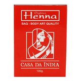Henna Indiana 100% Natural Casa Da Índia Para Cabelo Premium