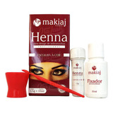 Henna Makiaj Desing De Sobrancelhas Profissional 1,5g 10ml Cor Loiro