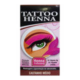 Henna Para Sobrancelha Tattoo Henna Castanho