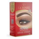 Henna Profissional La Benig 3g - Imediato Cor Marrom 3g