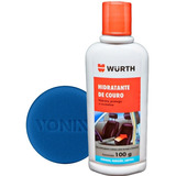 Hidratante De Couro Wurth 100ml Automotivo + Aplicador 