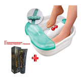 Hidromassageador Bacia Foot Spa Para Pés + Pomada Premium