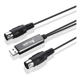 Hifing Usb In-out Cabo Midi One Em Uma Interface