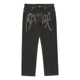 High Street Hip Hop Printed Casual Straight Leg Pants