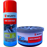 Higienizador Ar Condicionado Hsw200 Plus + Odorizador Wurth