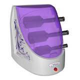 Higienizador De Escovas De Cabelo Shiva Branco/roxo 127v