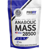 Hipercalórico Anabolic Mass 28500 3kg Profit Labs Sabor Doce De Leite