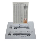 Ho(1:87) Decal (dc093) Vagão Tanque Tcd Da Efvm 