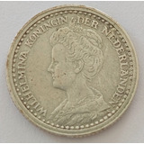 Holanda Moeda 10 Cents 1919 Prata