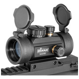 Holográfica Mira Airsoft Paintball 1x40 Ajuste Por Click