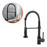 Home House El-3009 Torneira Cozinha Gourmet Monocomando Preto Fosco 50cm
