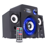 Home Theater Subwoofer 2.1 Caixa De Som P2 Para Tv Notebook