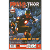 Homem De Ferro & Thor N° 5 - O Assassino De Deus - 68 Páginas - Em Português - Editora Panini 05 - Formato 16 X 21 - Capa Mole - 2014 - Bonellihq Cx441 H18