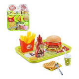 Hora Do Lanche 16 Peças Fast Food Comida De Brinquedo