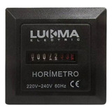 Horimetro Ac 220v 60hz Lk-11 Preto Lukma